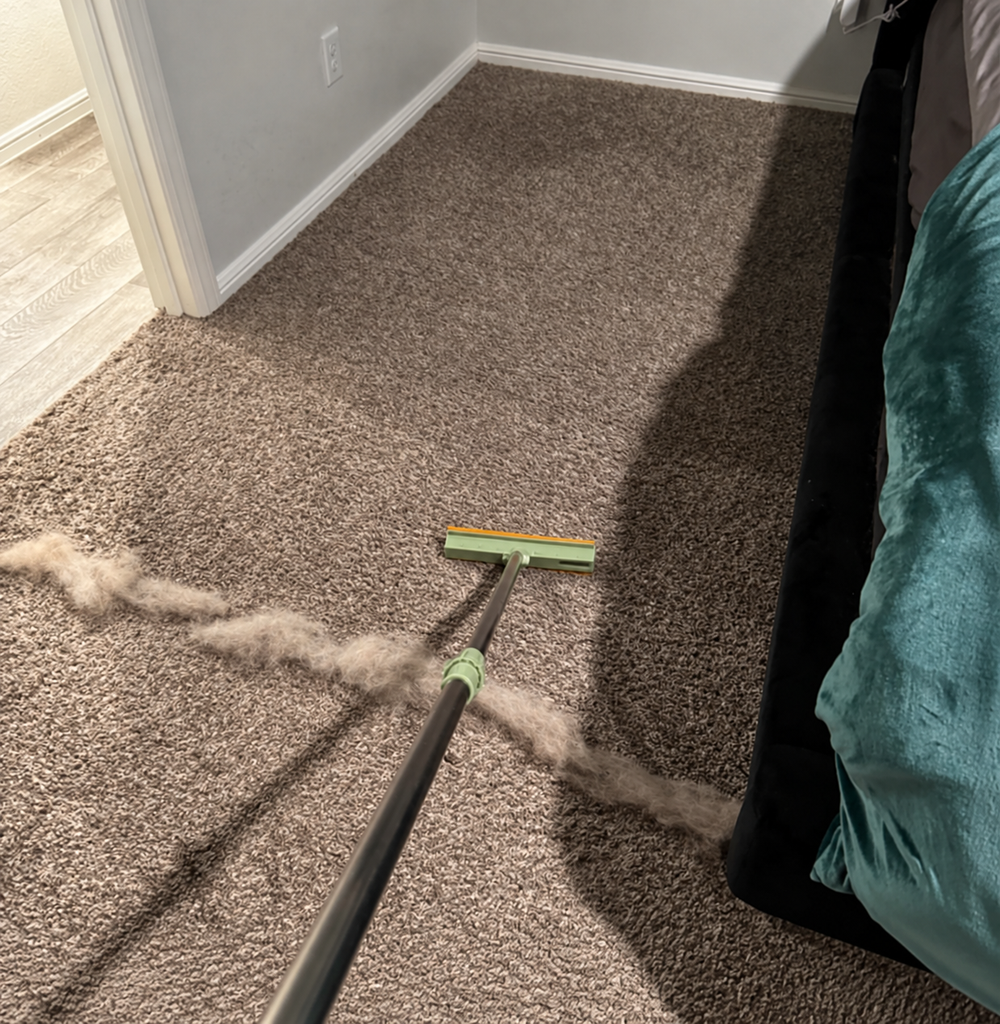 Hairy carpets, sore back