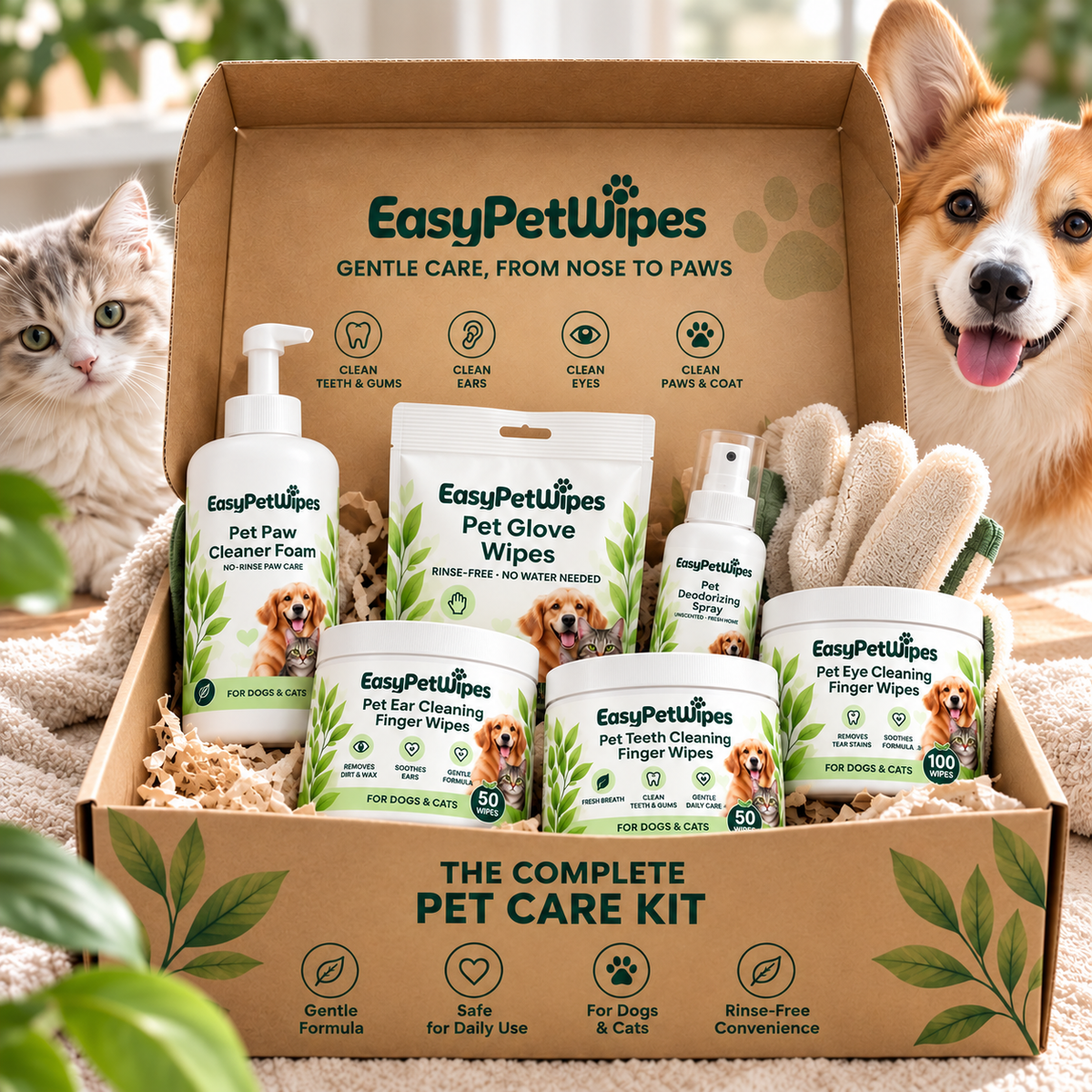 EasyPetWipes™ - Complete Care Kit