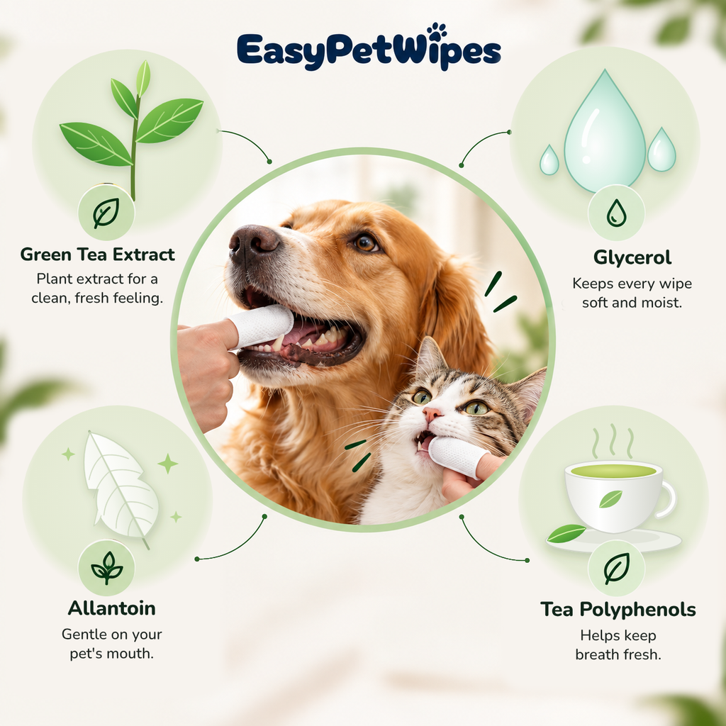 EasyPetWipes™ - Pet Dental Wipes
