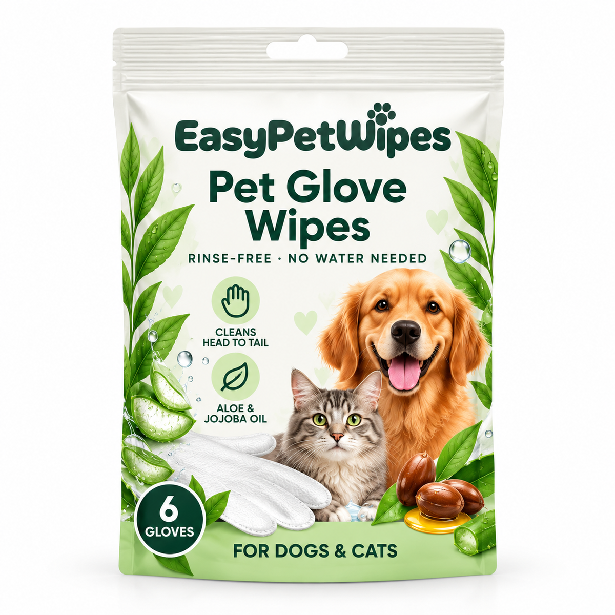 EasyPetWipes™ - Pet Glove Wipe