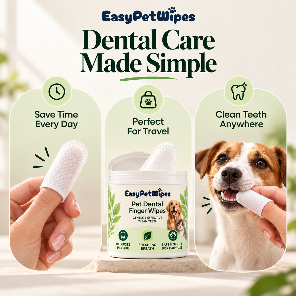 EasyPetWipes™ - Pet Dental Wipes