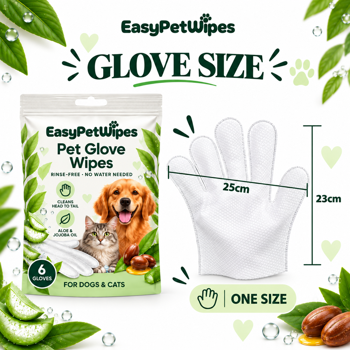 EasyPetWipes™ - Pet Glove Wipe
