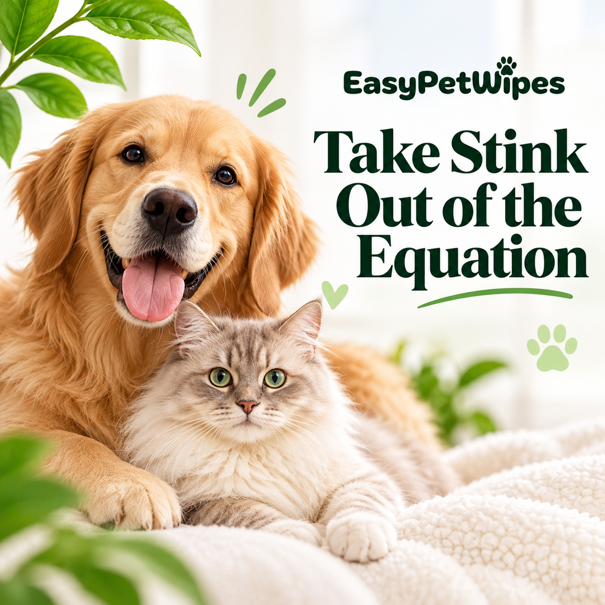 EasyPetWipes™ - Pet Deodorant