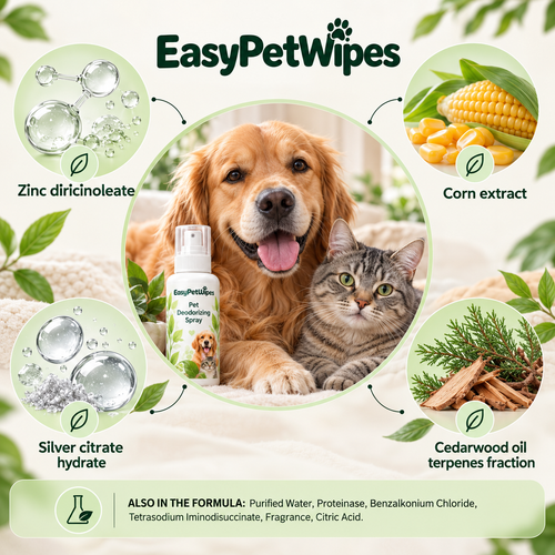 EasyPetWipes™ - Pet Deodorant