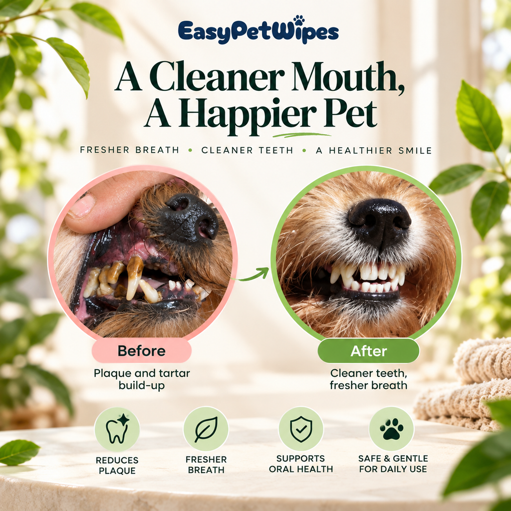 EasyPetWipes™ - Pet Dental Wipes