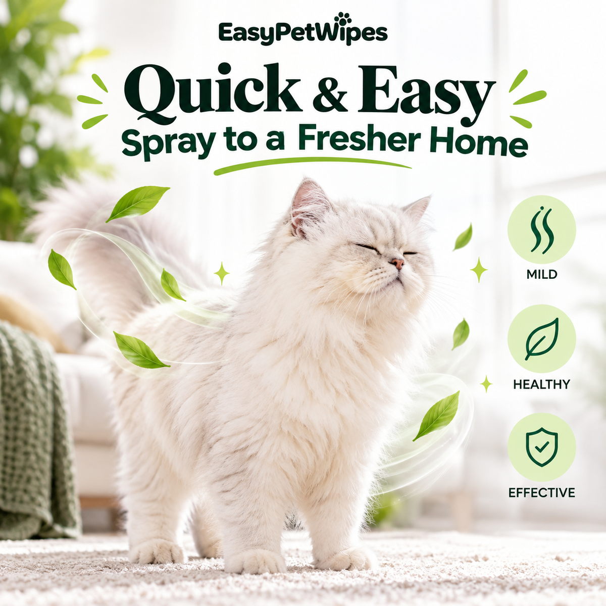 EasyPetWipes™ - Pet Deodorant