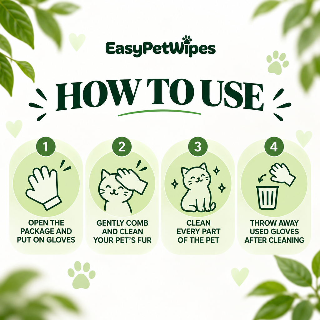 EasyPetWipes™ - Pet Glove Wipe