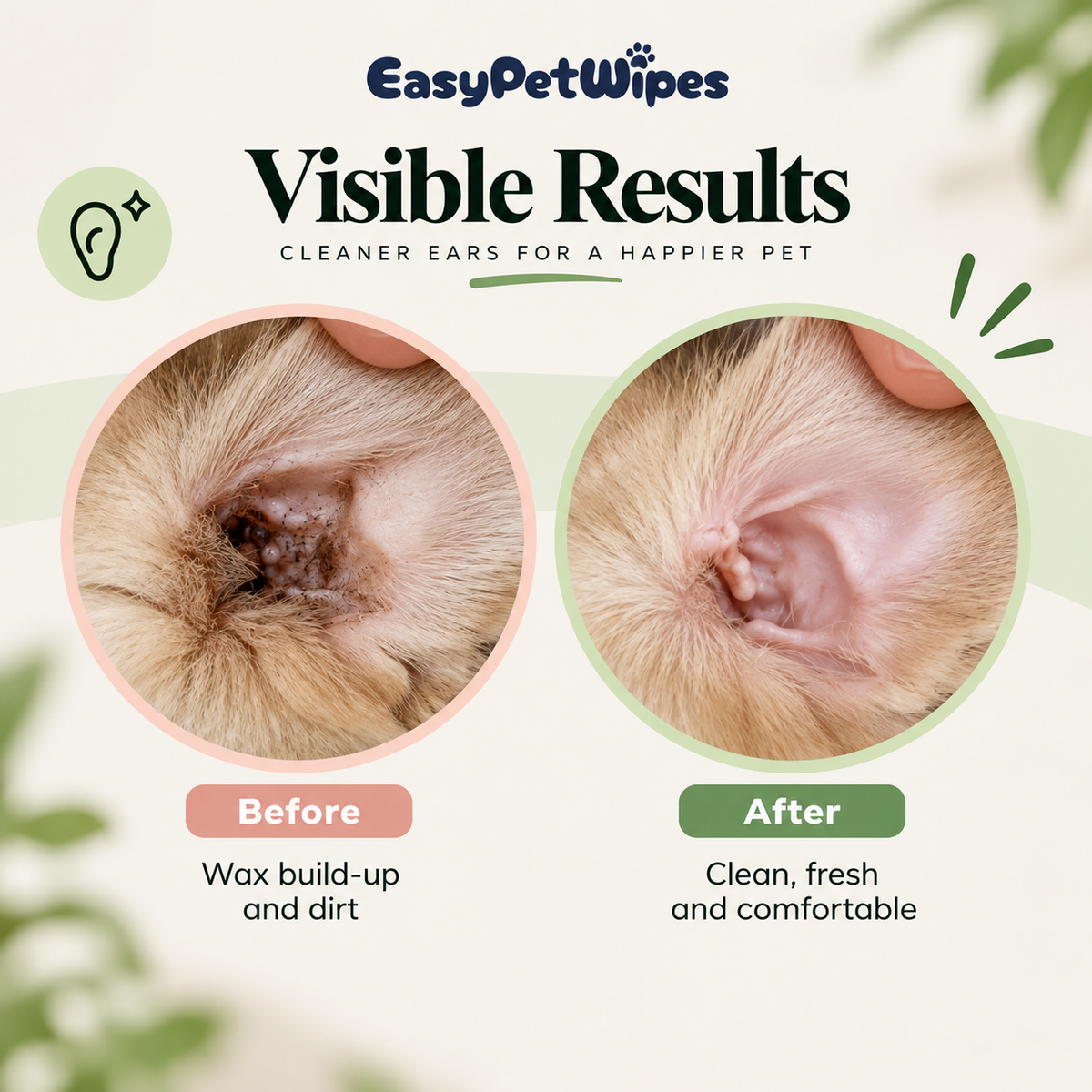 EasyPetWipes™ - Pet Ear Wipes