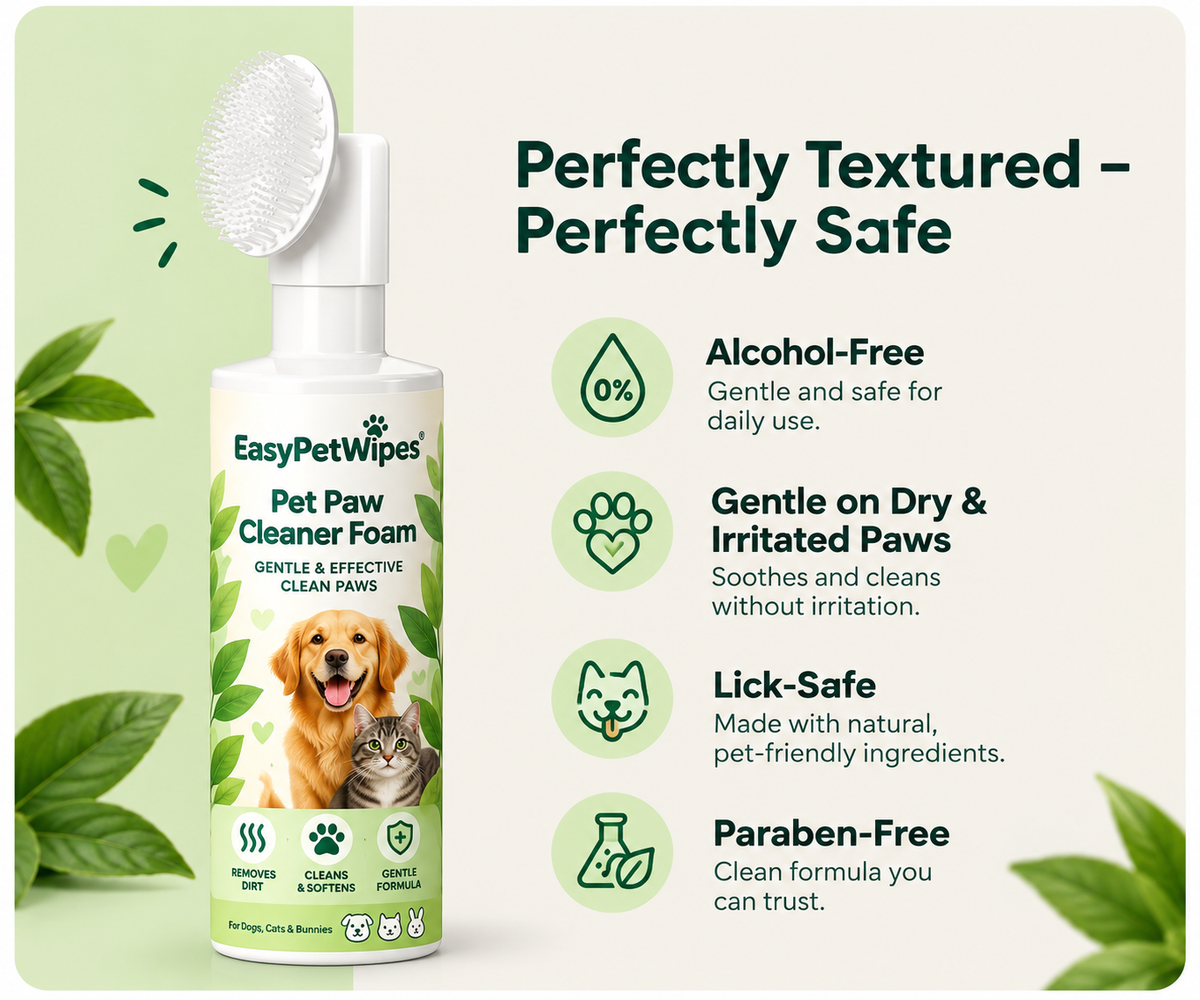 EasyPetWipes™ - Pet Paw Foam