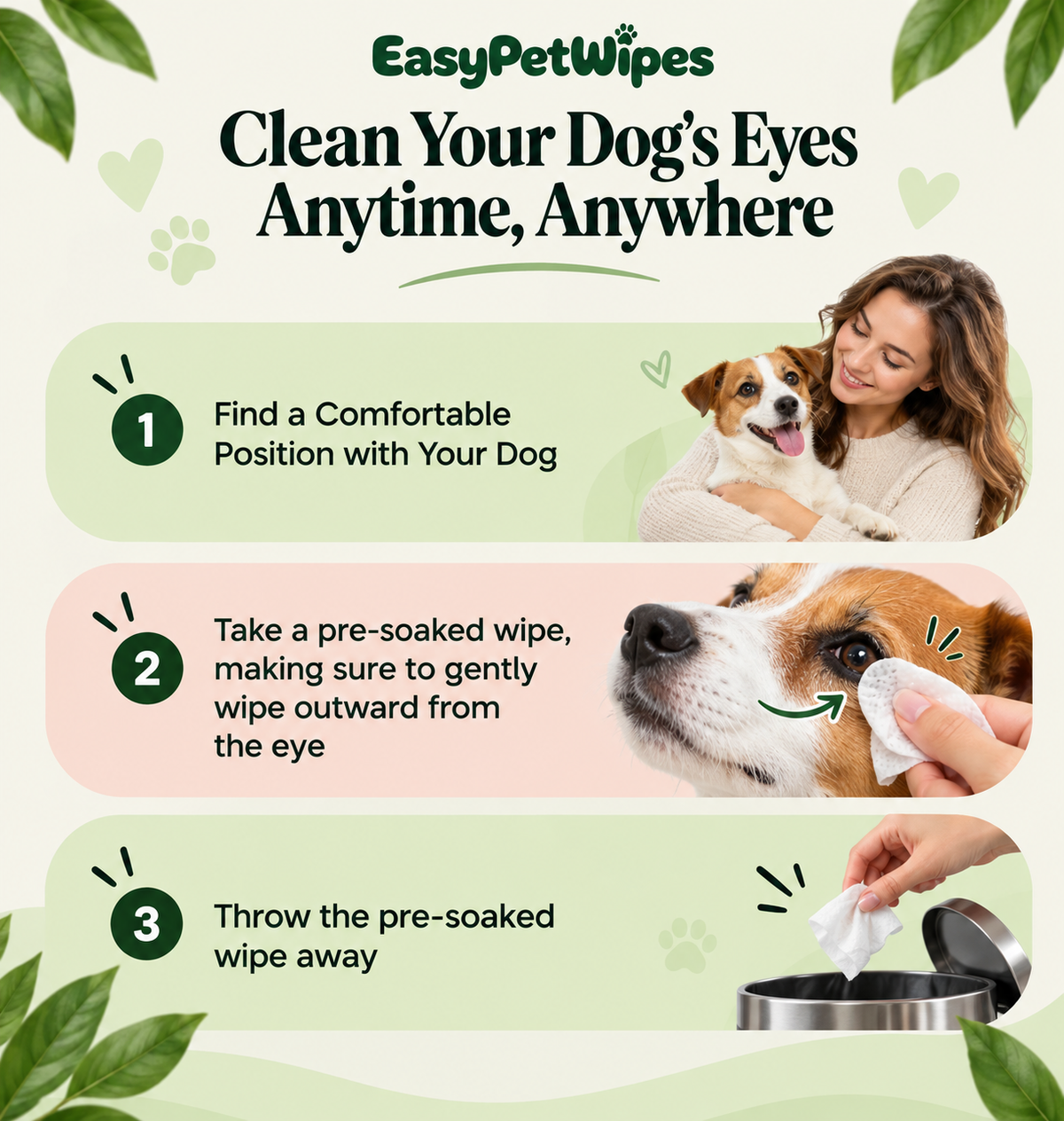 EasyPetWipes™ - Pet Eye Wipes