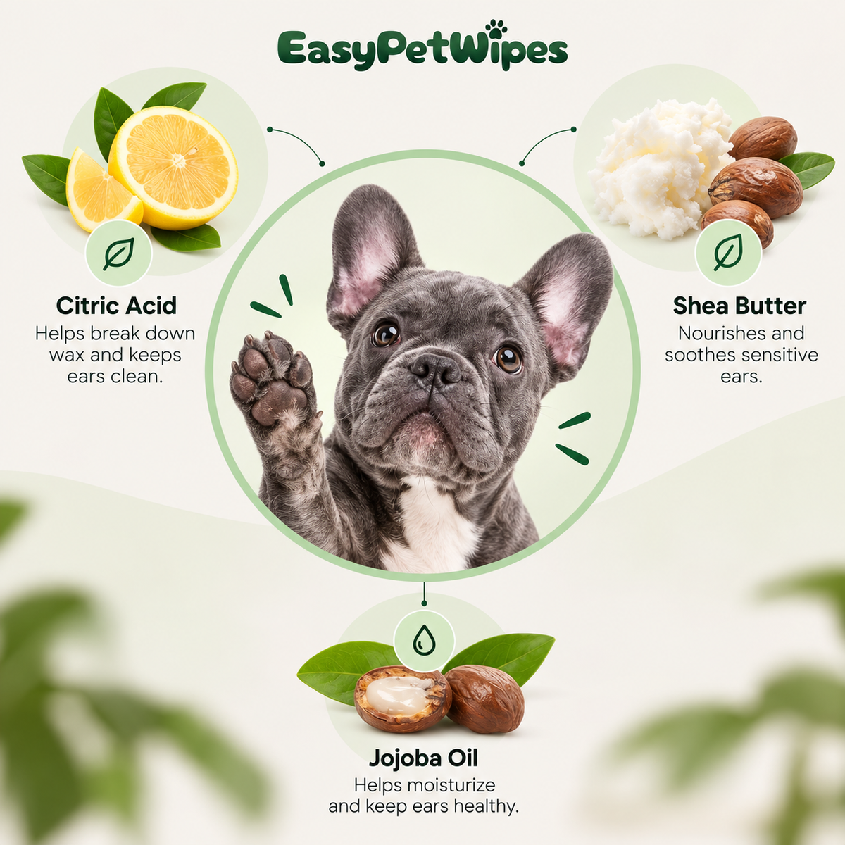 EasyPetWipes™ - Pet Ear Wipes